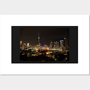 Toronto at Night Posters and Art